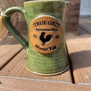 Handmade Green Pottery Mug – Mornin' Y'all